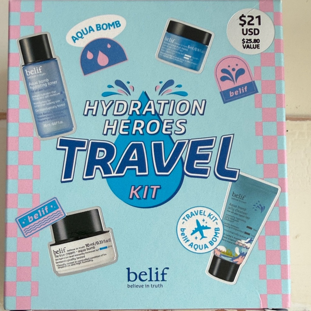 Belif Hydration Heroes Travel Kit